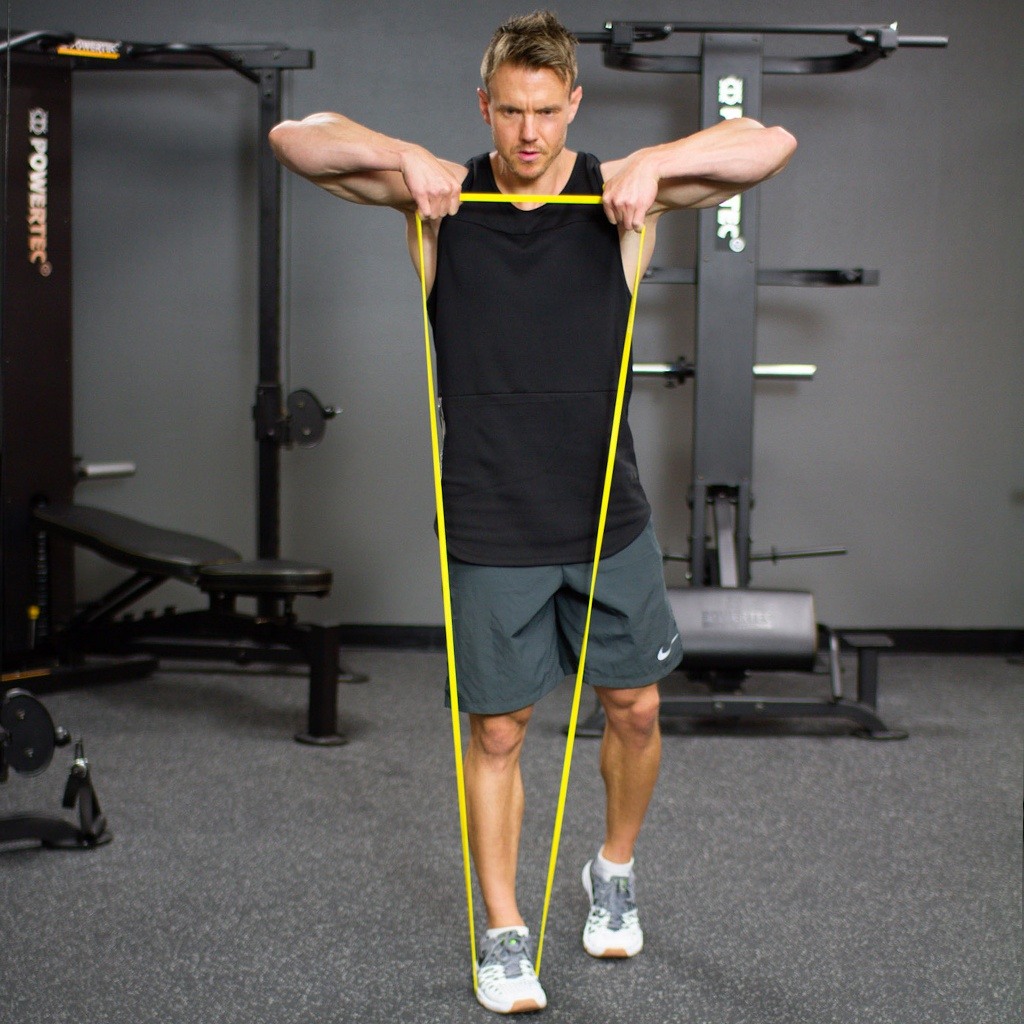 Rob Riches Resistance Band Upright Row