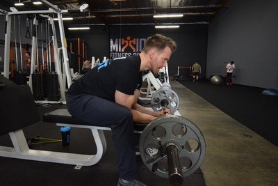 rob riches seated barbell wrist curl